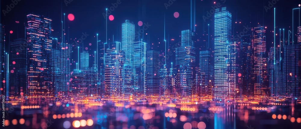 Digital Metropolis A Futuristic Virtual Cityscape Digital Metropolis A Futuristic Virtual Cityscape