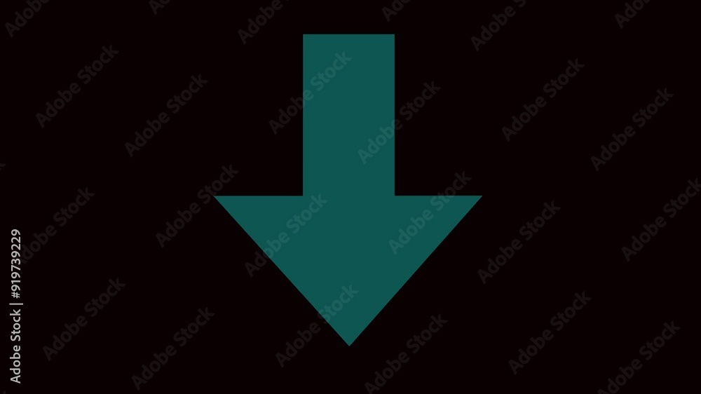 down direction arrow icon glowing pink color black background down direction arrow icon glowing pink color black background