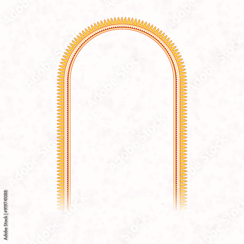 Durga Puja, Border, design on textured background  Durga Puja Frame, Ganesh Chaturthi, sale. Durga Puja Background, Poster,