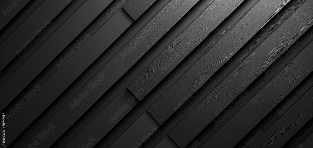 Obraz premium Abstract black textured diagonal lines, geometric background.