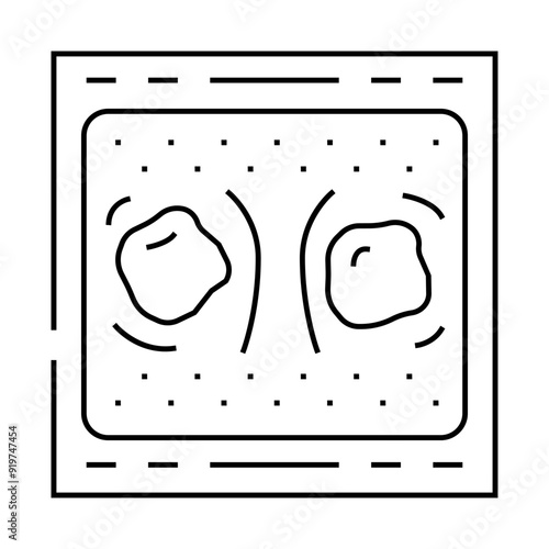 stratego board game line icon vector. stratego board game sign. isolated contour symbol black illustration