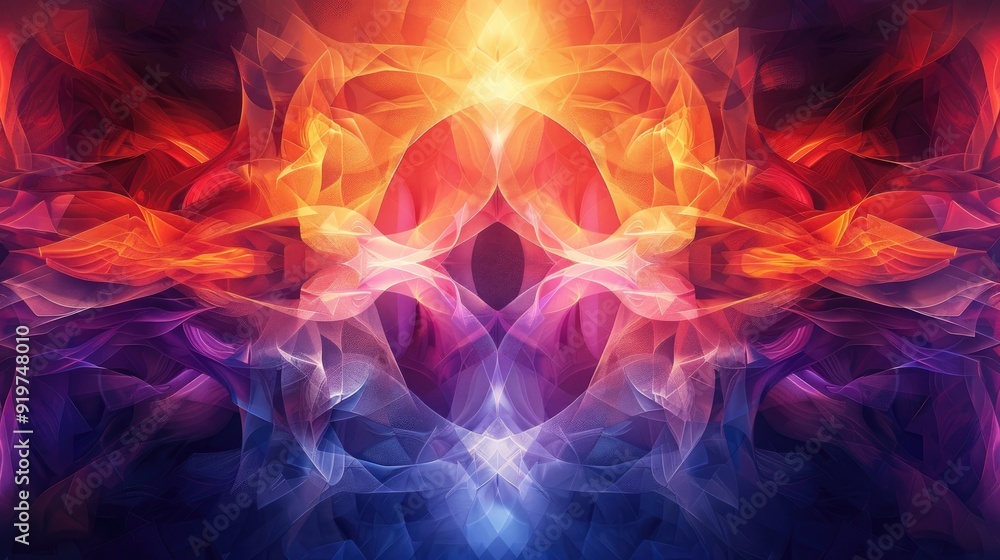 Abstract fiery background with swirling flames in red, orange, blue and purple. Abstract fiery background with swirling flames in red, orange, blue and purple.