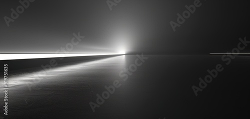 Abstract dark background with a bright light source.