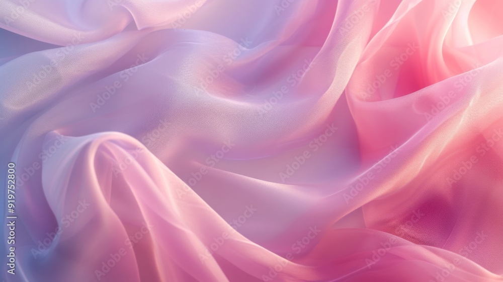 Obraz premium Organza cloth in a soft color