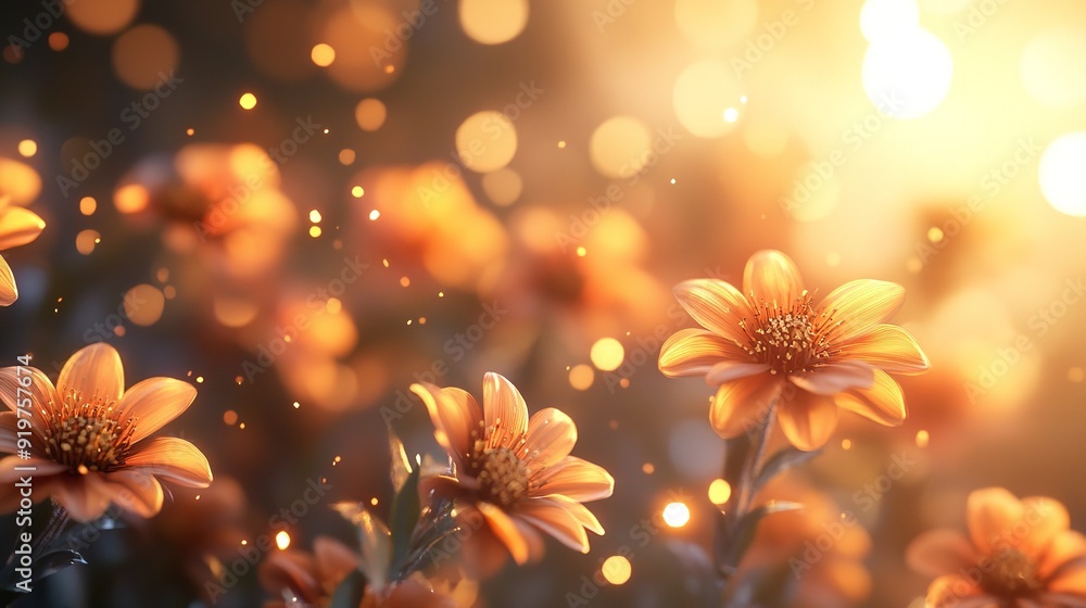 Serenity at Dawn: Flower on Water Serenity at Dawn: Flower on Water