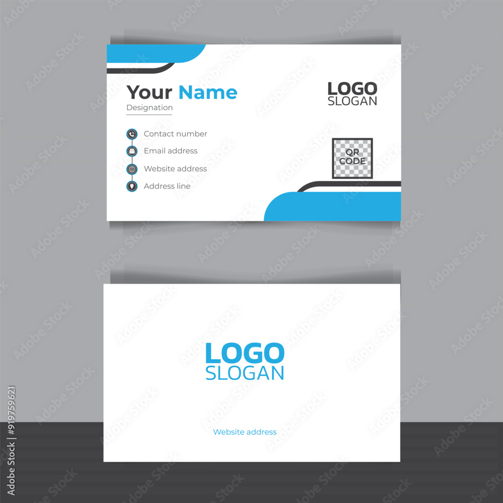 creative vector business card template design creative vector business card template design