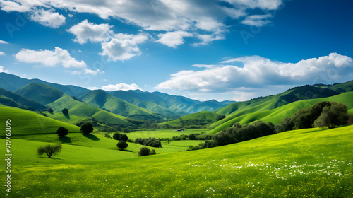 Springtime Serenity: An Exquisite Display of Timberland and Mountains in the Heart of Mother Nature