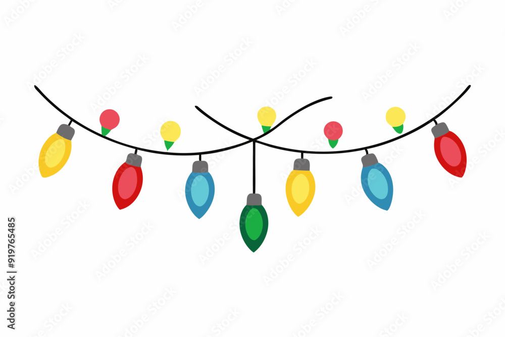 Christmas light bulb. Colorful christmas lights bulbs isolated on white background Christmas light bulb. Colorful christmas lights bulbs isolated on white background