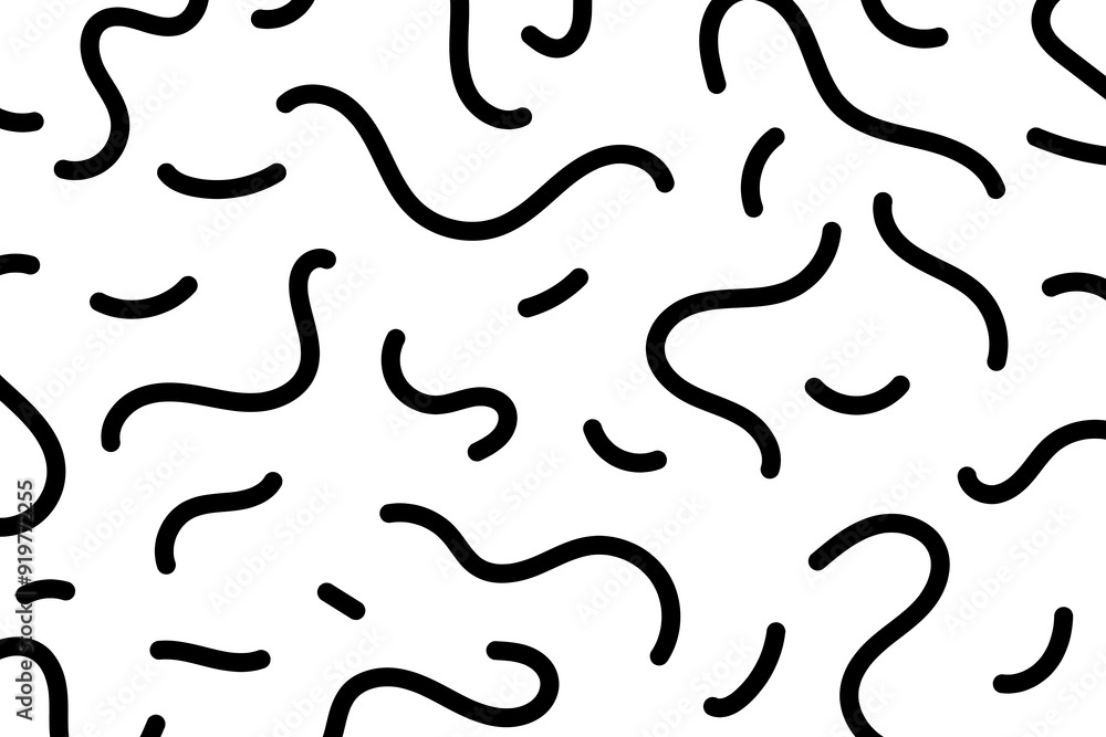 Trendy abstract wave seamless pattern. Hand drawn abstract background. Vector illustration Trendy abstract wave seamless pattern. Hand drawn abstract background. Vector illustration