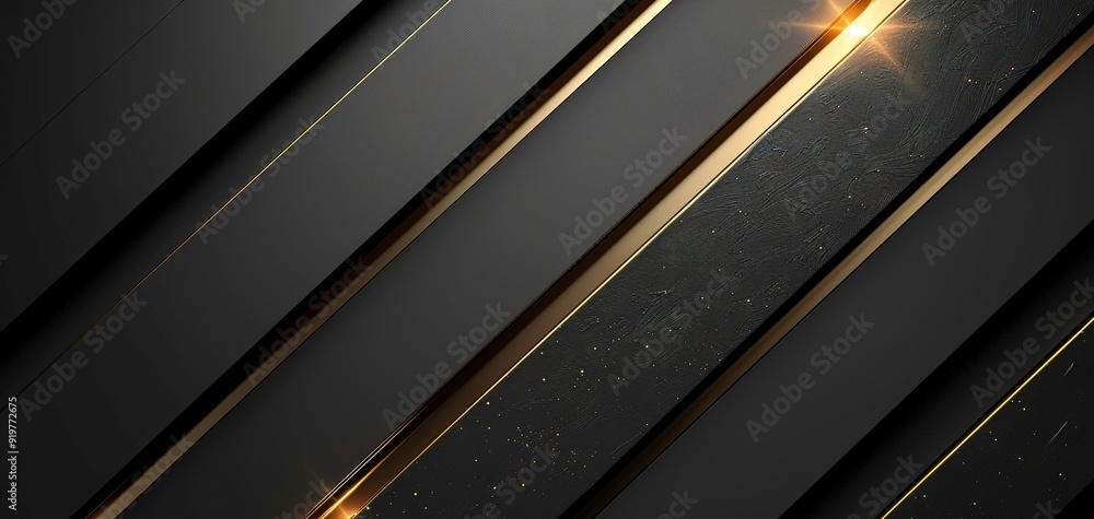 Abstract black and gold diagonal lines background. Abstract black and gold diagonal lines background.