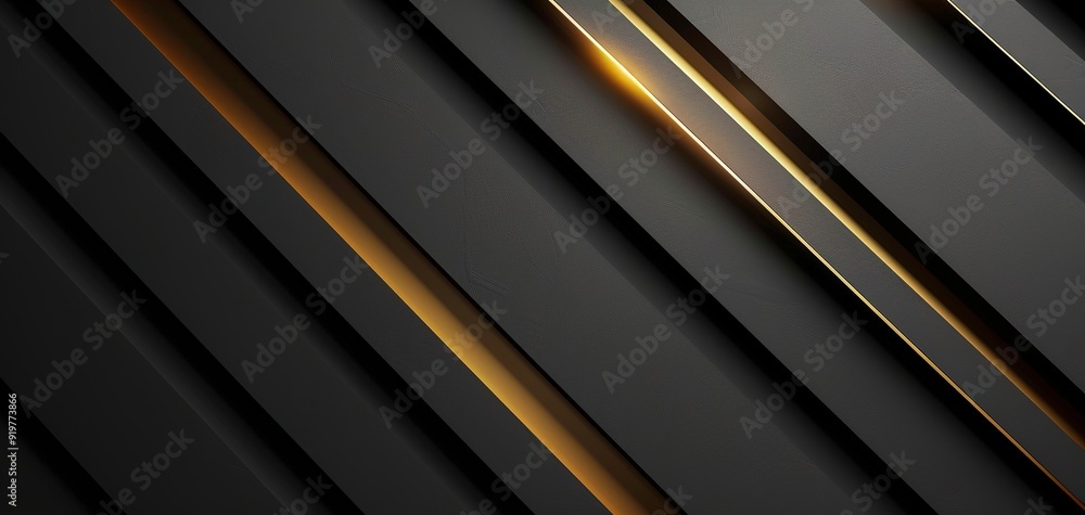 Abstract diagonal black and gold stripes background. Abstract diagonal black and gold stripes background.
