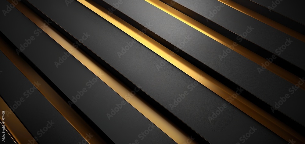 Abstract diagonal black and gold stripes background. Abstract diagonal black and gold stripes background.