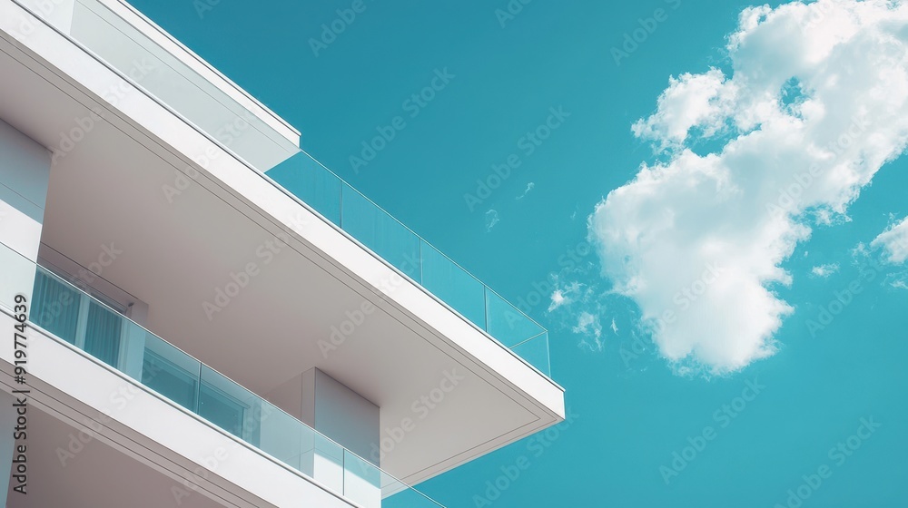 Obraz premium Generic modern building - symbol of success