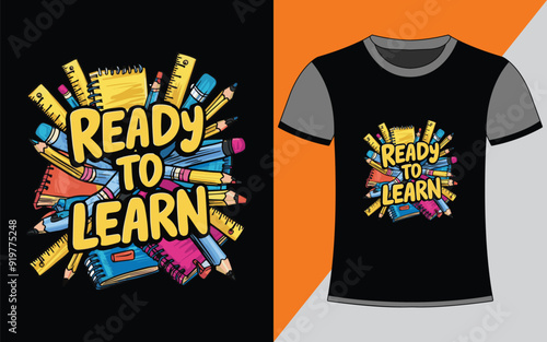 Back To School Vector T-Shirt Design.