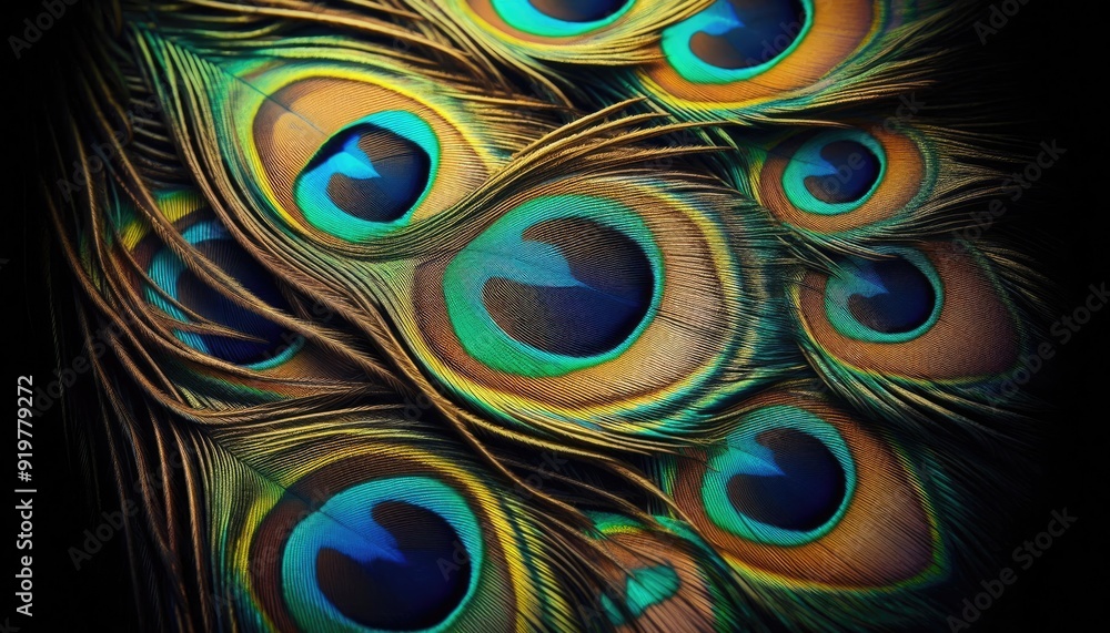 Obraz premium Peacock feathers