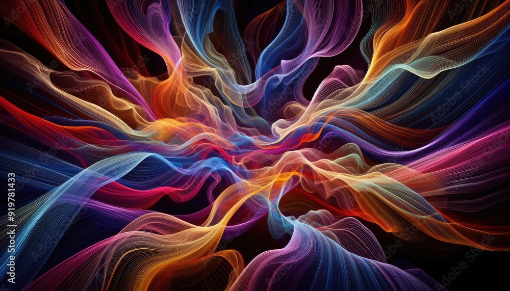 Obraz premium Colour smoke abstract 