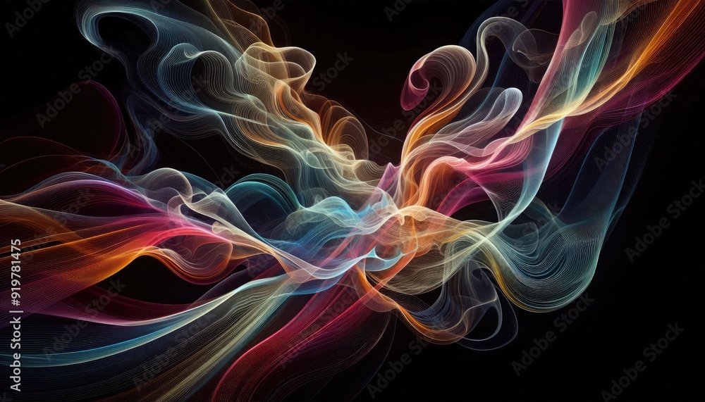 Colour smoke abstract Colour smoke abstract