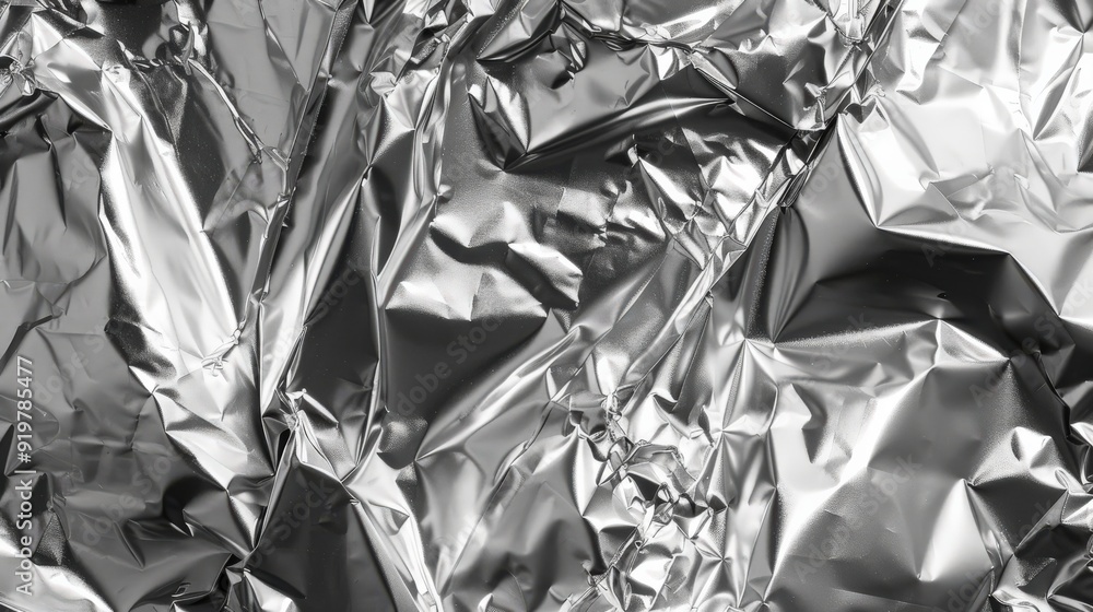 Silver Material. Crumpled Foil Texture for Abstract Shiny Grey Background Silver Material. Crumpled Foil Texture for Abstract Shiny Grey Background