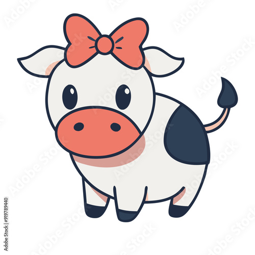 funny cow cartoon