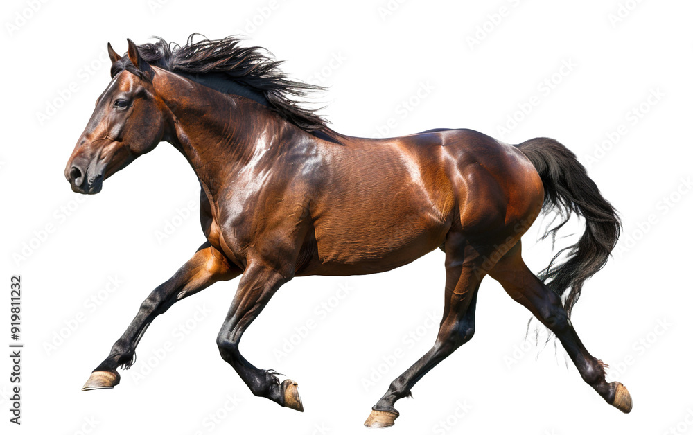 Horse isolated on white or transparent background Horse isolated on white or transparent background