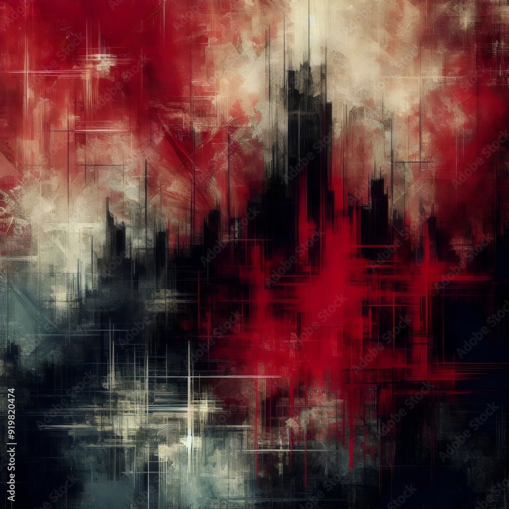 Grunge abstract red and black texture background Grunge abstract red and black texture background
