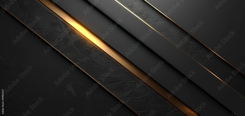Abstract black and gold geometric background. Abstract black and gold geometric background.