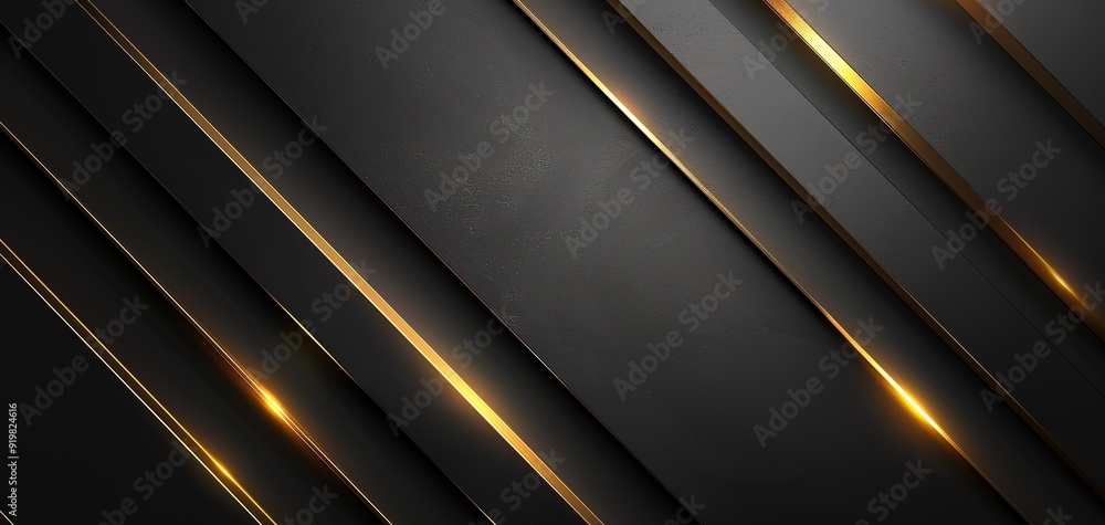 Abstract black and gold geometric background. Abstract black and gold geometric background.
