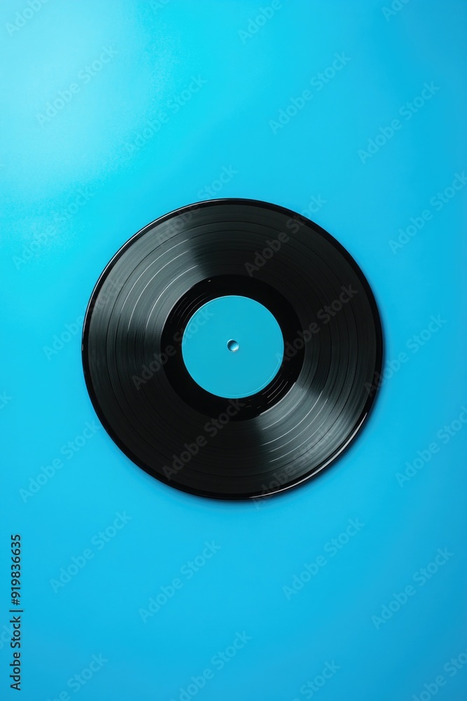 Obraz premium Black Vinyl Record