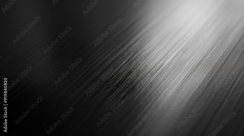 A close-up view showcases the intricate texture of brushed metal, with light creating a gradual transition from dark to bright areas A close-up view showcases the intricate texture of brushed metal, with light creating a gradual transition from dark to bright areas