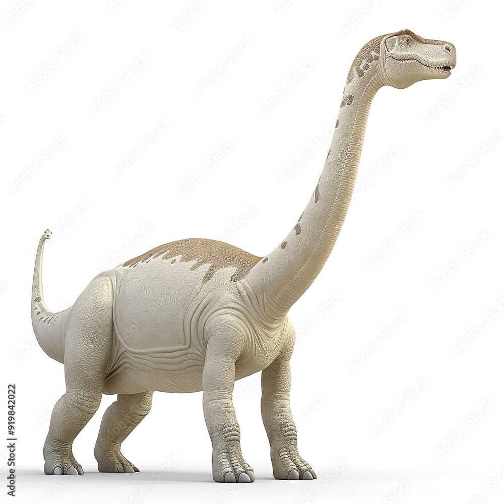 Argentinosaurus 3D fantasy animal cartoon isolated whitebackground Argentinosaurus 3D fantasy animal cartoon isolated whitebackground