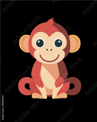 Animal vector art isolated on a transparent background.