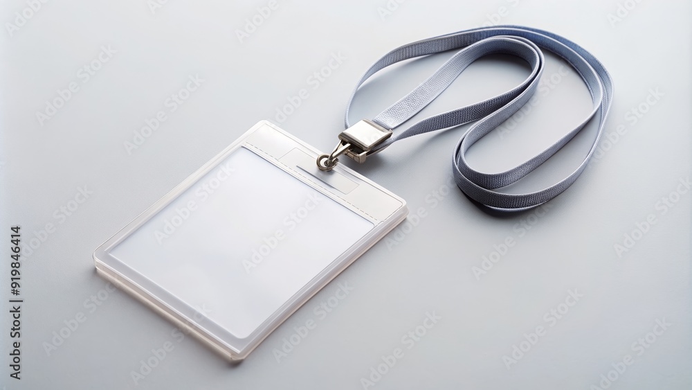 Blank ID card holder with lanyard for corporate events or conferences, id card, lanyard, blank, holder, identification Blank ID card holder with lanyard for corporate events or conferences, id card, lanyard, blank, holder, identification