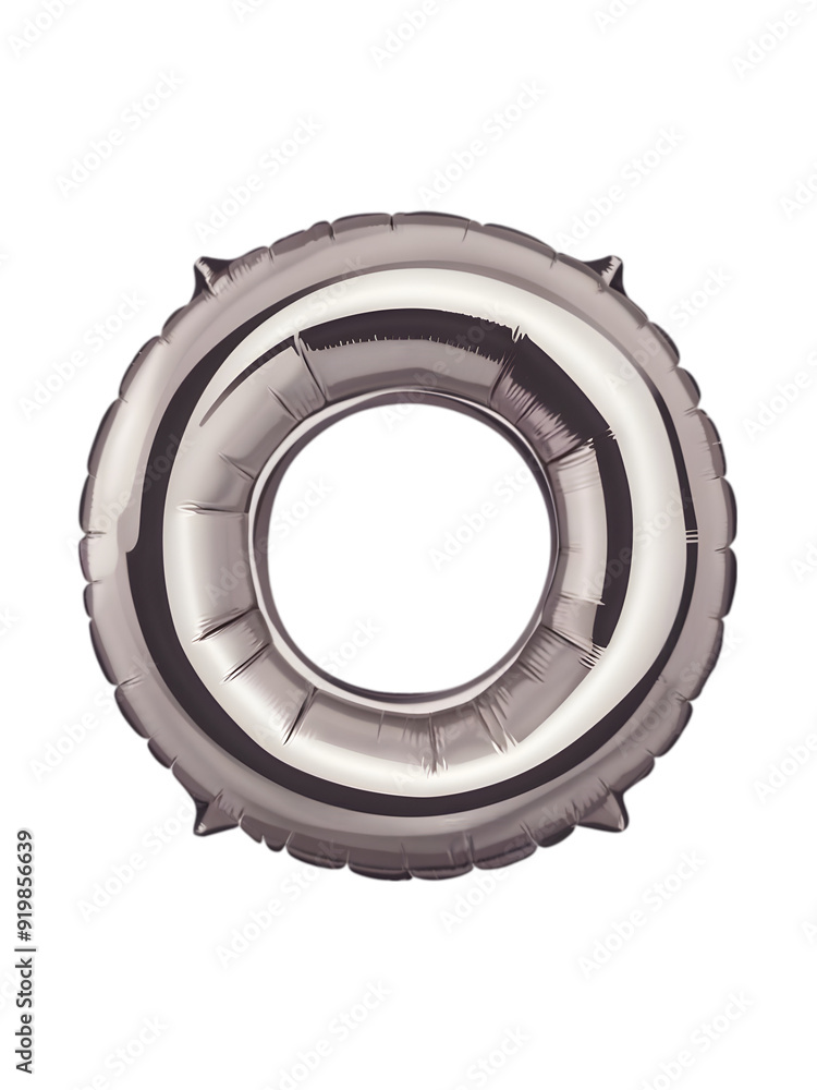 Silver Sparkle Circle Frame: A shiny, silver balloon perfect for framing messages, photos, and more. 