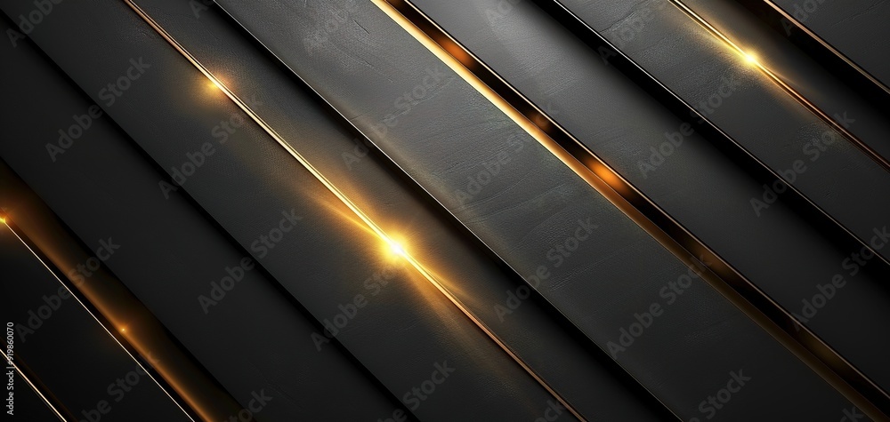 Abstract black and gold textured background with light streaks. Abstract black and gold textured background with light streaks.