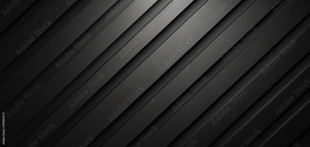 Obraz premium Abstract black and gray striped background.