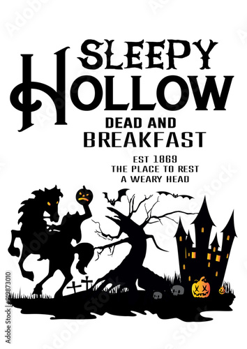 Sleepy Hallow tshirt design