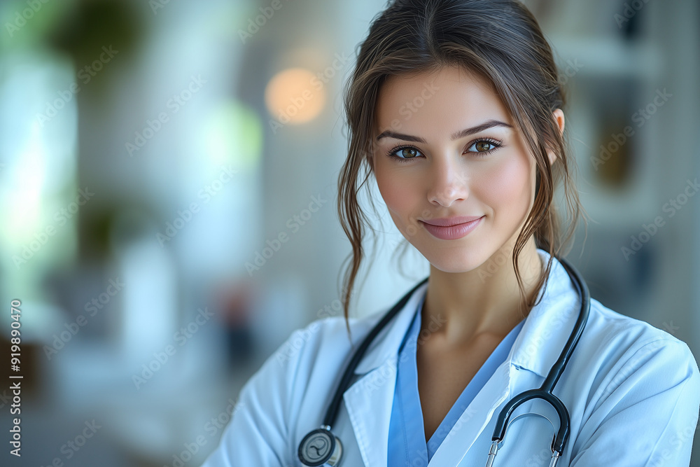 A woman consulting with a doctor in a modern clinic, captured in a professional and health-focused atmosphere with bright natural light. A woman consulting with a doctor in a modern clinic, captured in a professional and health-focused atmosphere with bright natural light.