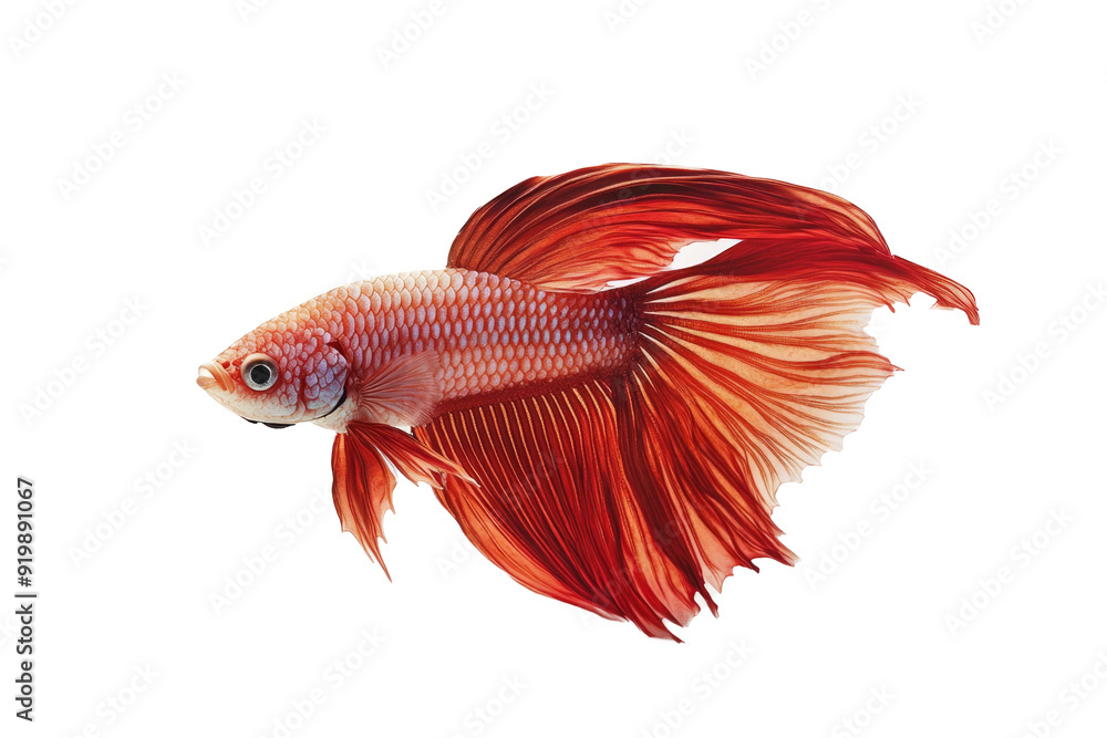 Fototapeta premium background fish a and with separated from white and transparent background