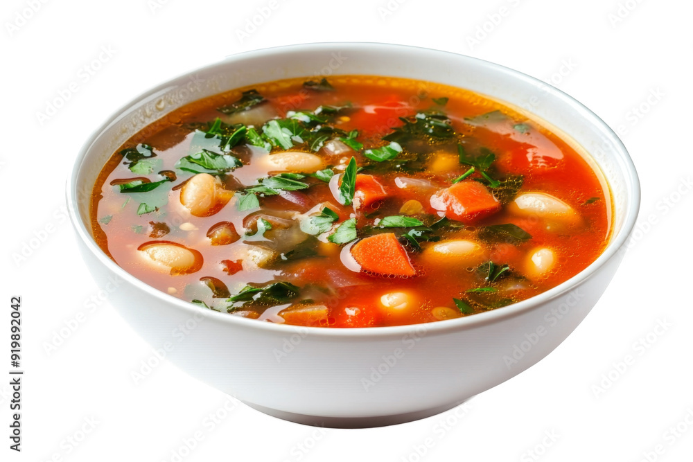 beans soup bowl a and separated from white and transparent background beans soup bowl a and separated from white and transparent background