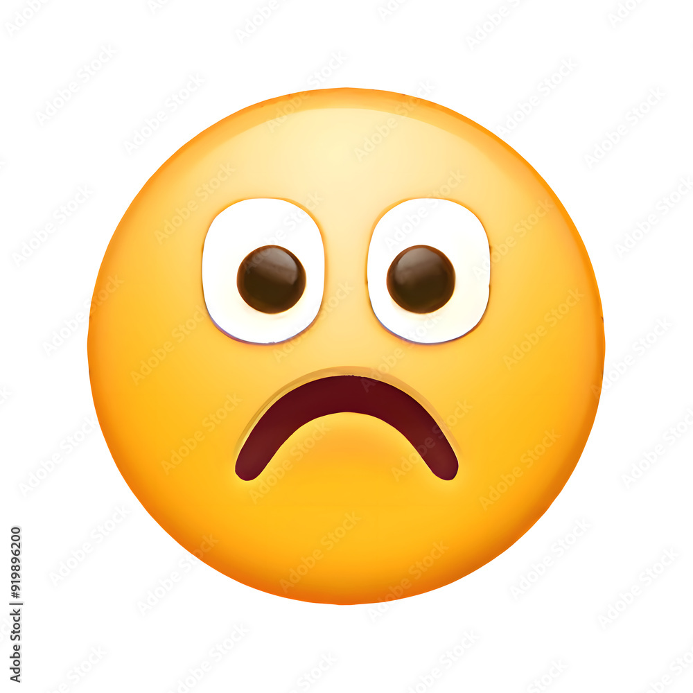 Fototapeta premium Frowning Face