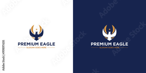 Luxury Premium Aagle Logo Design Concept