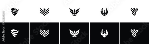 Luxury Premium Aagle Logo Design Concept
