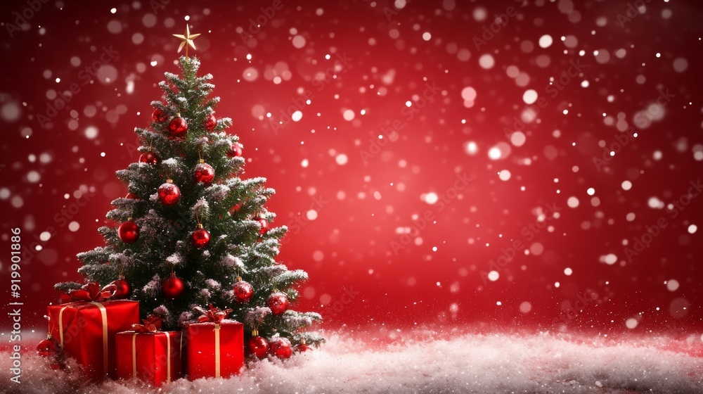 christmas tree with gifts christmas tree with gifts