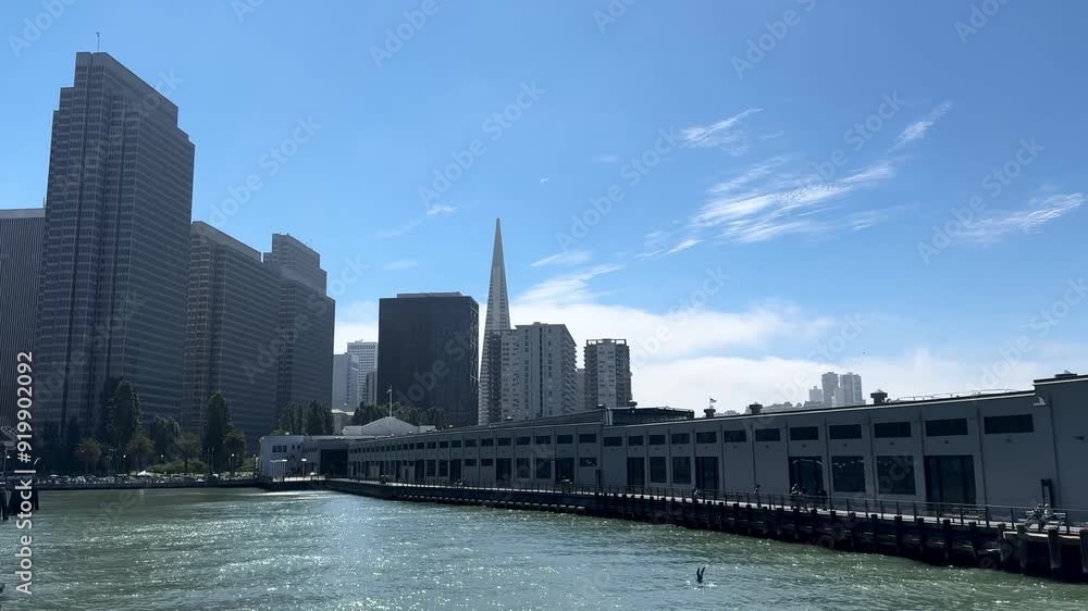 San Francisco Downtown Skyline from the Bay San Francisco Downtown Skyline from the Bay