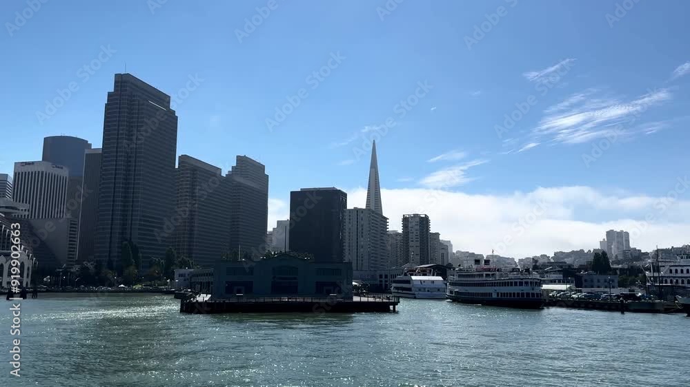 San Francisco Downtown Skyline from the Bay San Francisco Downtown Skyline from the Bay