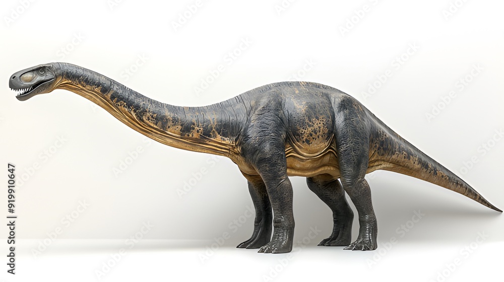 Full-Body Side Profile of a Brachiosaurus Full-Body Side Profile of a Brachiosaurus