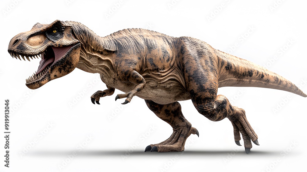 Full-Body Side Profile of a Tyrannosaurus Rex Full-Body Side Profile of a Tyrannosaurus Rex