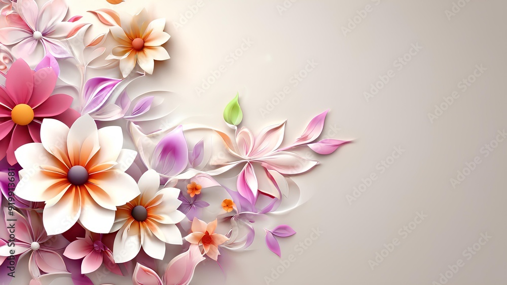Stunning 3D Flower Backgrounds for Desktop Wallpaper Stunning 3D Flower Backgrounds for Desktop Wallpaper