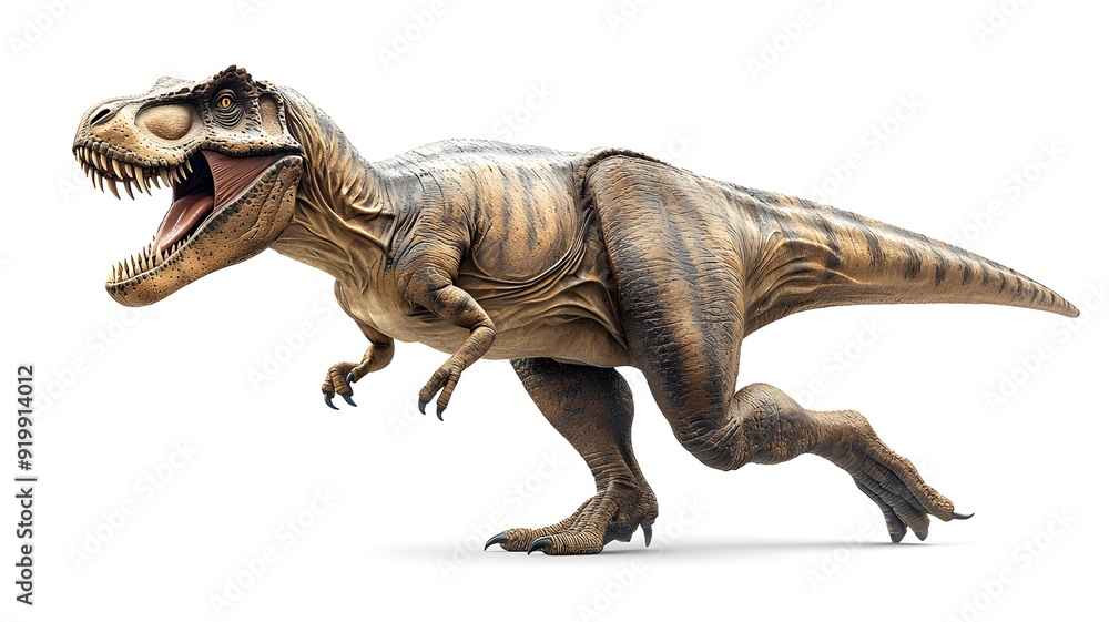 Full-Body Side Profile of a Tyrannosaurus Rex Full-Body Side Profile of a Tyrannosaurus Rex