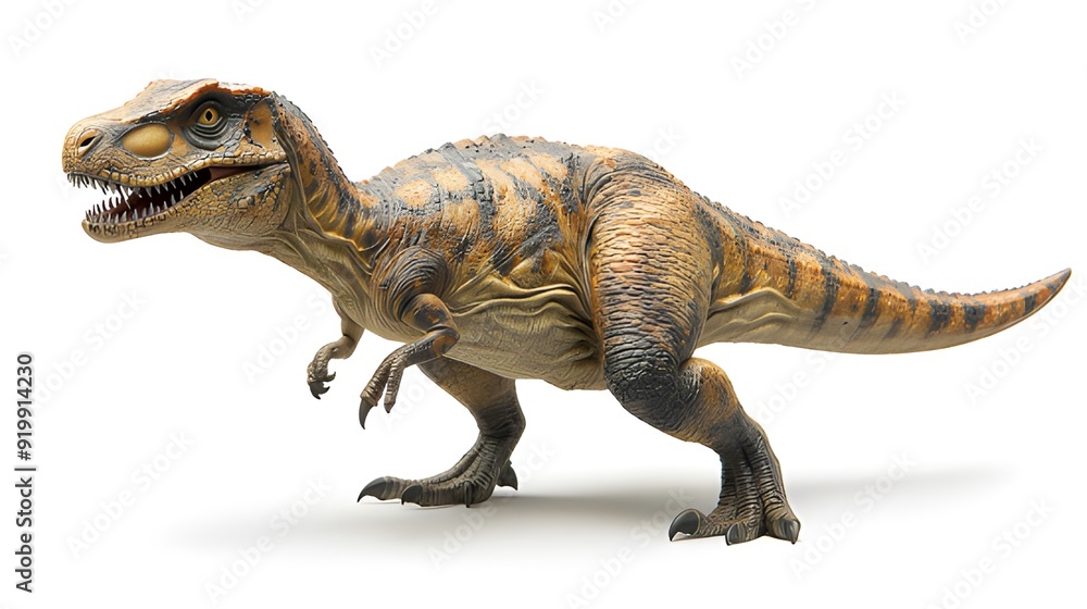 Obraz premium Full-Body Side Profile of an Allosaurus